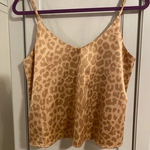 Leopard tank top